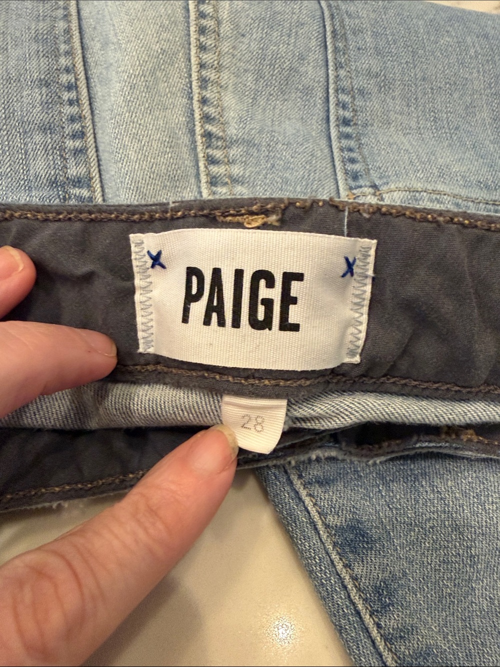 PAIGE skyline ankle peg jeans 28 - Picture 4 of 5